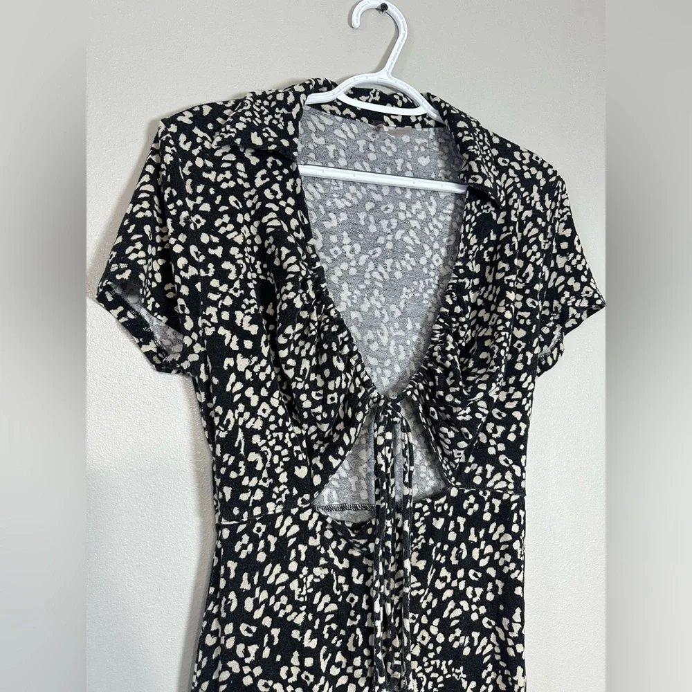 Free People Marsaille Dress Black Combo With Cutout - Picture 5 of 10